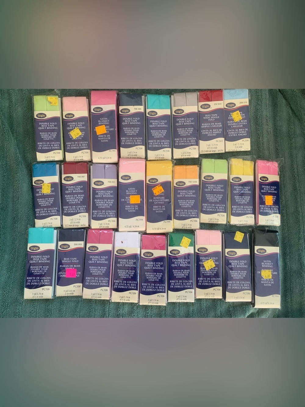 26 VTG Wrights Sewing Tape New